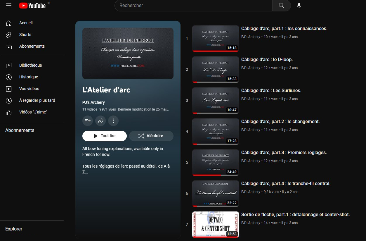 Ecran you tube